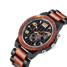 Red Luxury Multi-functional Men Watches Wood Watch WS039