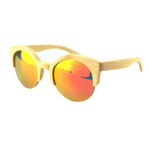 Wooden Sunglasses - Bamboo - Red