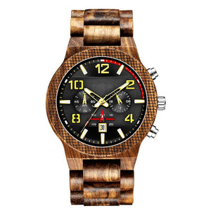 Multi-functional Men Watches Wood Watch WS038