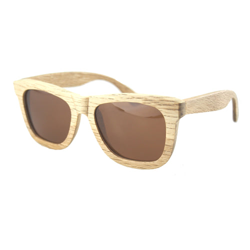 Wooden Sunglasses - Beech Wood - Brown