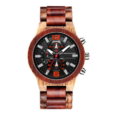 Luxury 3 tones Men Style Wooden Watch WS042