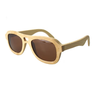 Wooden Sunglasses - Bamboo - Brown