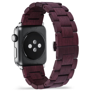 FOREST Purple-heart Wooden Apple Watch Band
