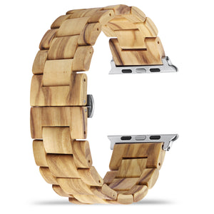 Olive Wood Band For Apple Watch Series 6