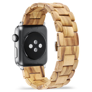 Olive Wood Band For Apple Watch Series 6