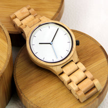 Maple Wood Watch - Wooden Band - Line Index