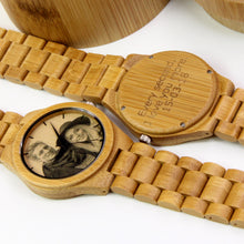 THE MEMORY Photo Watch Bamboo