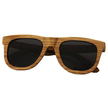 Wooden Sunglasses - Zebra - Black